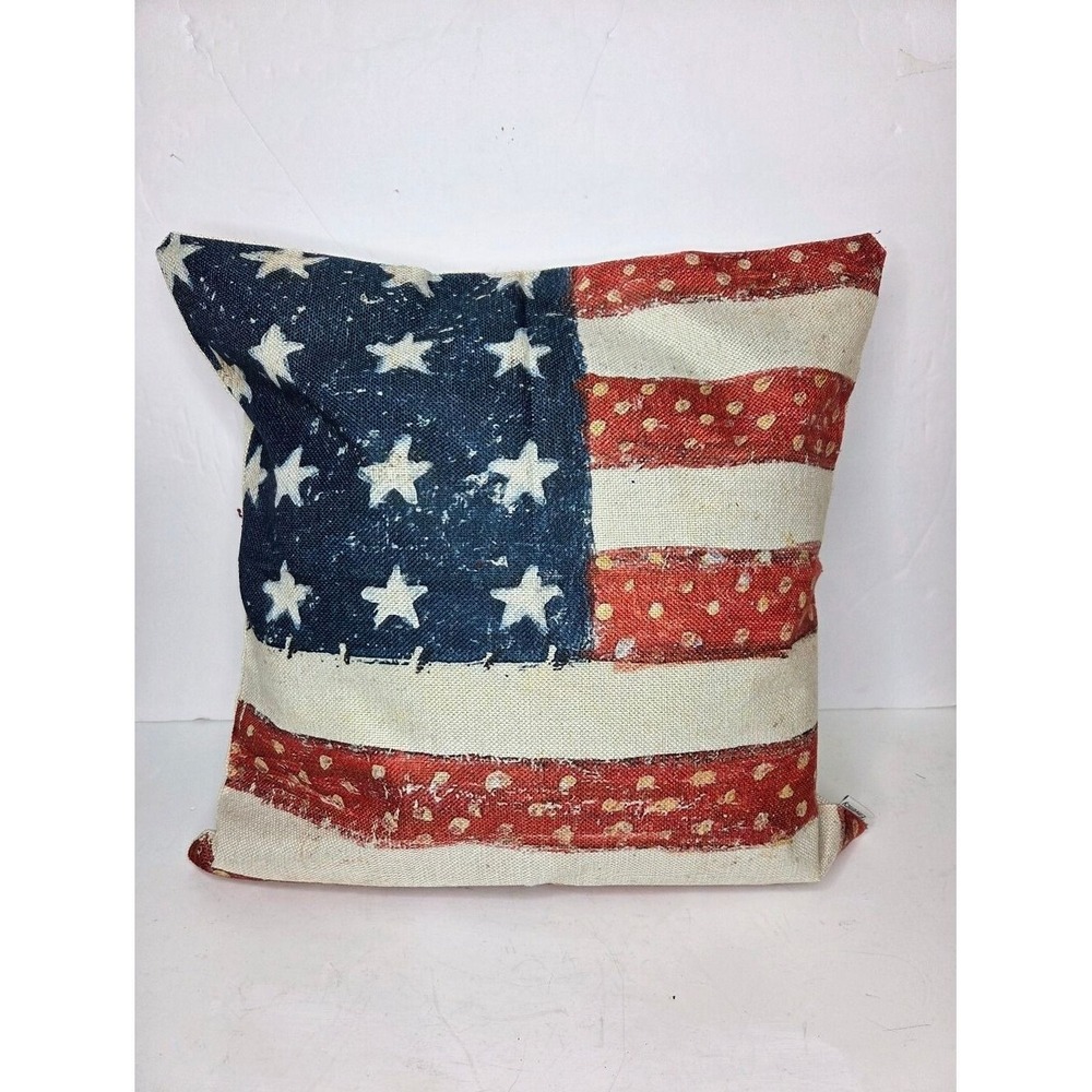 Patriotic Flag Stars And Stripes Decorative Accent Pillowcase Cover‎